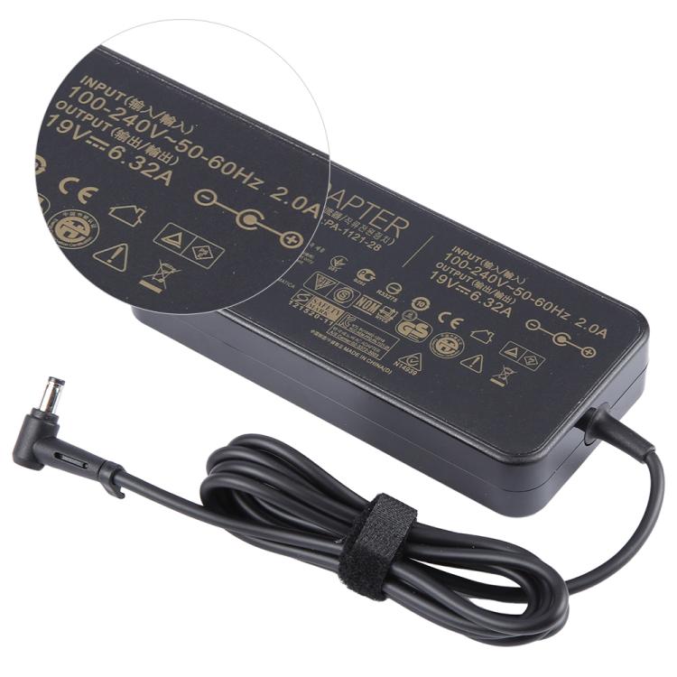 120W 19V 6.32A  Laptop Notebook Power Adapter For Asus 5.5 x 2.5mm, Plug:US Plug