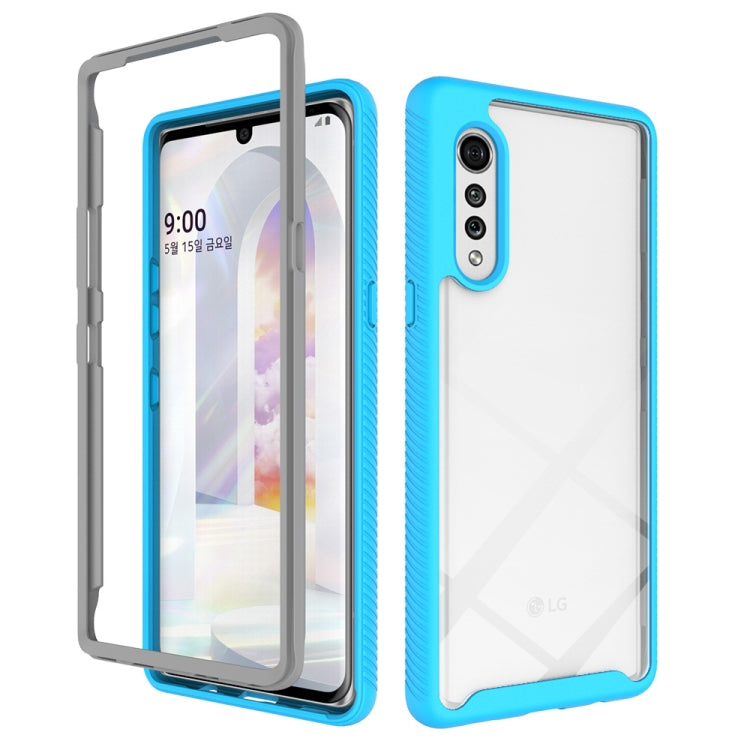For LG Velvet Starry Sky Solid Color Series Shockproof PC + TPU Protective Case