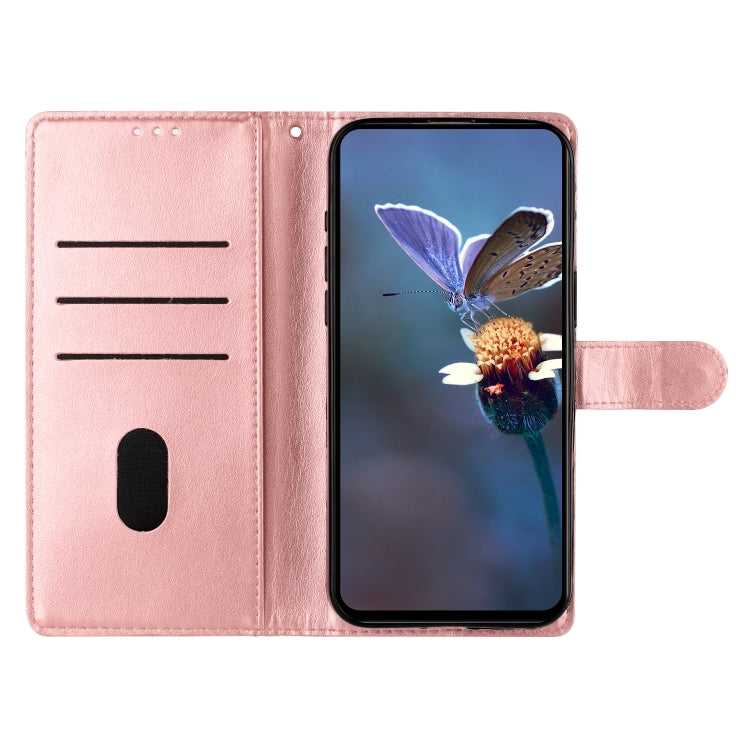 For Samsung Galaxy Note20 Cherry Blossom Butterfly Skin Feel Embossed PU Phone Case
