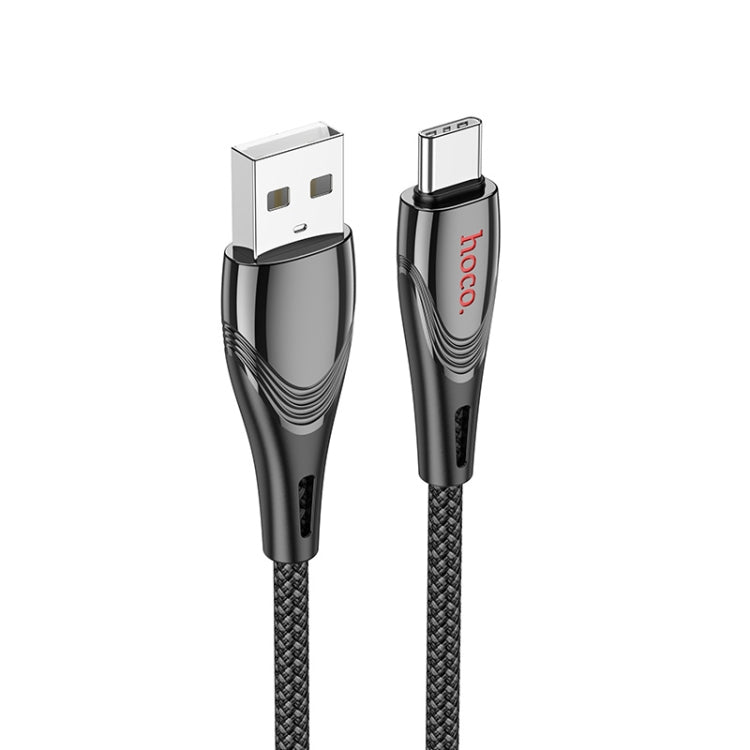 hoco U133 Type-C / USB-C to USB-A Braided Charging Data Cable, Length:1.2m