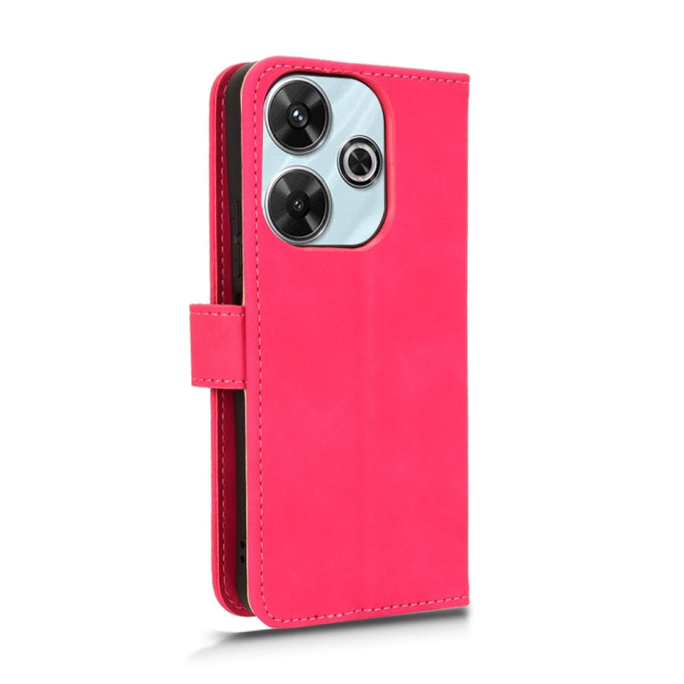 For Xiaomi Redmi 13 4G Skin Feel Magnetic Flip Leather Phone Case