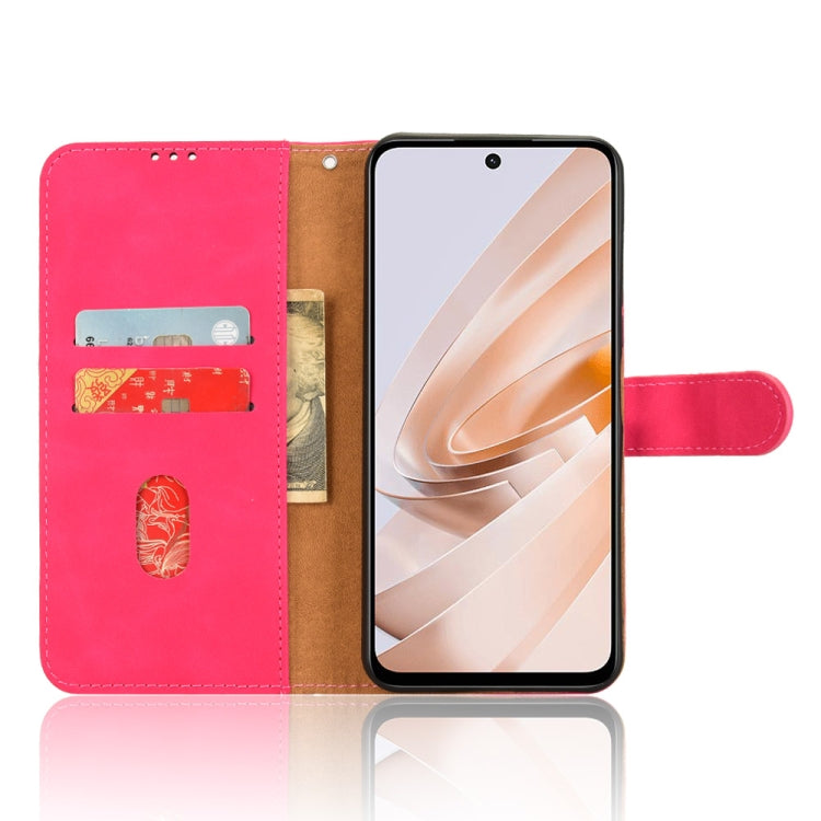 For Xiaomi Redmi 13 4G Skin Feel Magnetic Flip Leather Phone Case