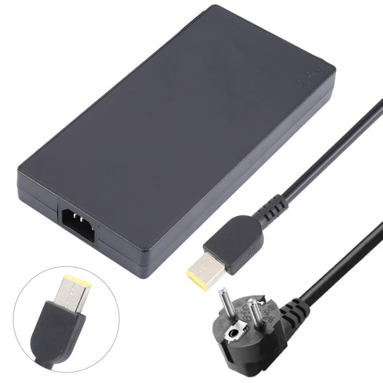 230W 20V 11.5A Laptop Notebook Power Adapter with Big Square USB Port For Lenovo Thinkpad / ThinkBook / Xiaoxin, Plug:EU Plug