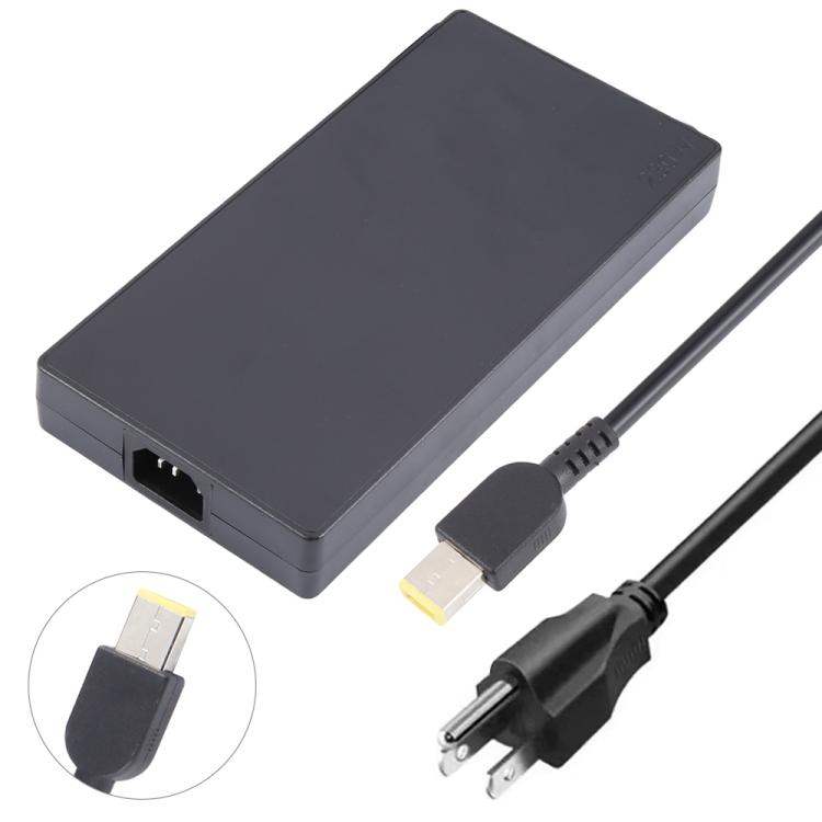 230W 20V 11.5A Laptop Notebook Power Adapter with Big Square USB Port For Lenovo Thinkpad / ThinkBook / Xiaoxin, Plug:US Plug