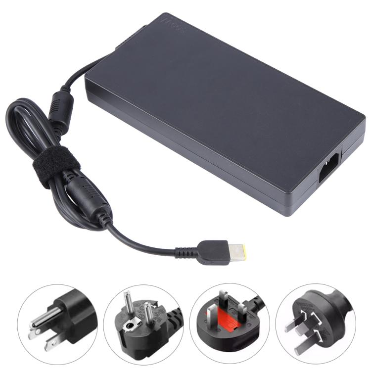 300W 20V 15A Laptop Notebook Power Adapter with Big Square USB Port For Lenovo Thinkpad / ThinkBook / Xiaoxin, Plug:EU Plug