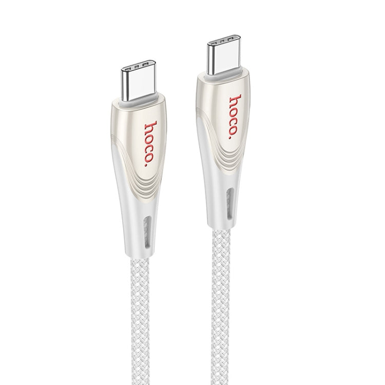 hoco U133 Type-C / USB-C to Type-C / USB-C  Braided 60W Fast Charging Data Cable, Length:1.2m