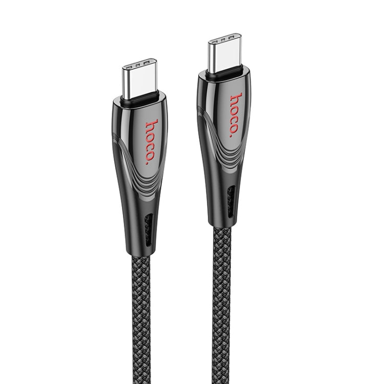 hoco U133 Type-C / USB-C to Type-C / USB-C  Braided 60W Fast Charging Data Cable, Length:1.2m