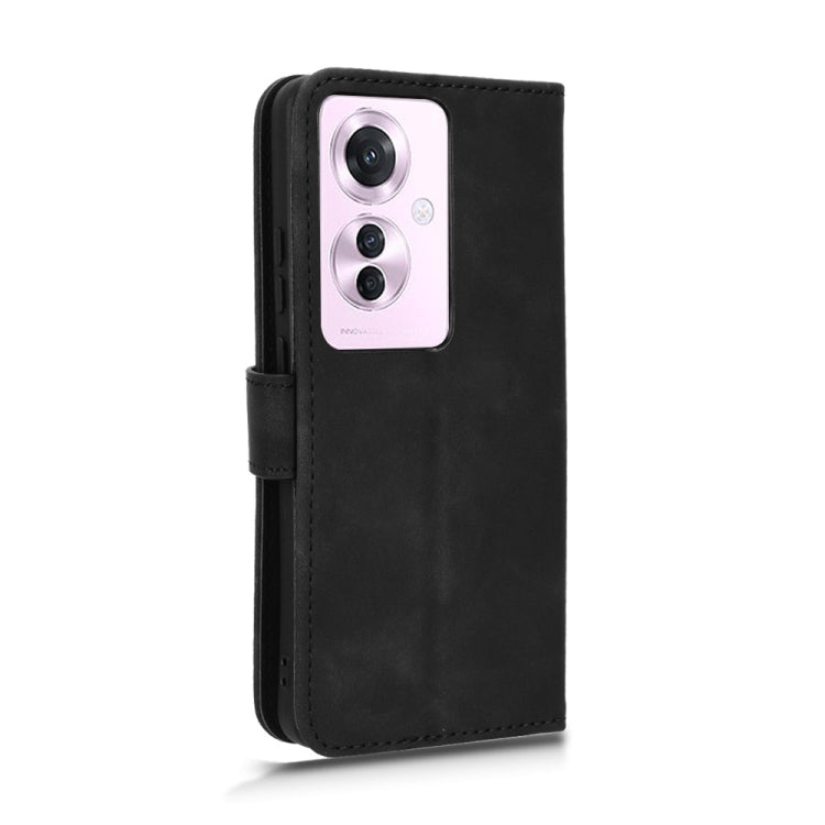 For OPPO Reno11 PJH110 Skin Feel Magnetic Flip Leather Phone Case