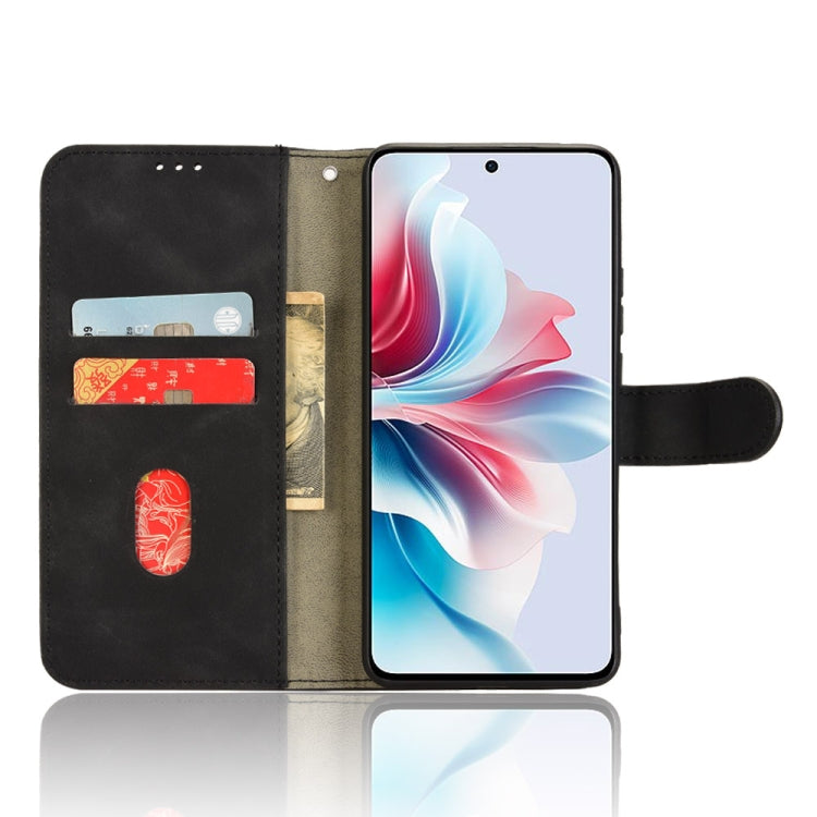 For OPPO Reno11 PJH110 Skin Feel Magnetic Flip Leather Phone Case