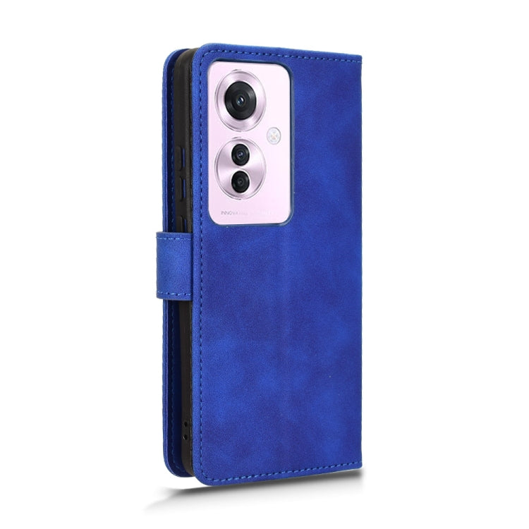 For OPPO Reno11 PJH110 Skin Feel Magnetic Flip Leather Phone Case