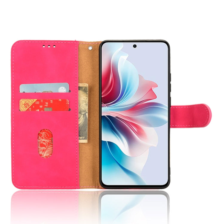 For OPPO Reno11 PJH110 Skin Feel Magnetic Flip Leather Phone Case