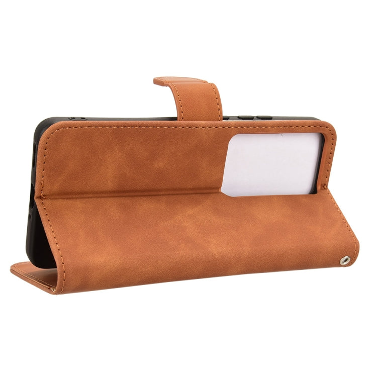 For OPPO Reno11 PJH110 Skin Feel Magnetic Flip Leather Phone Case