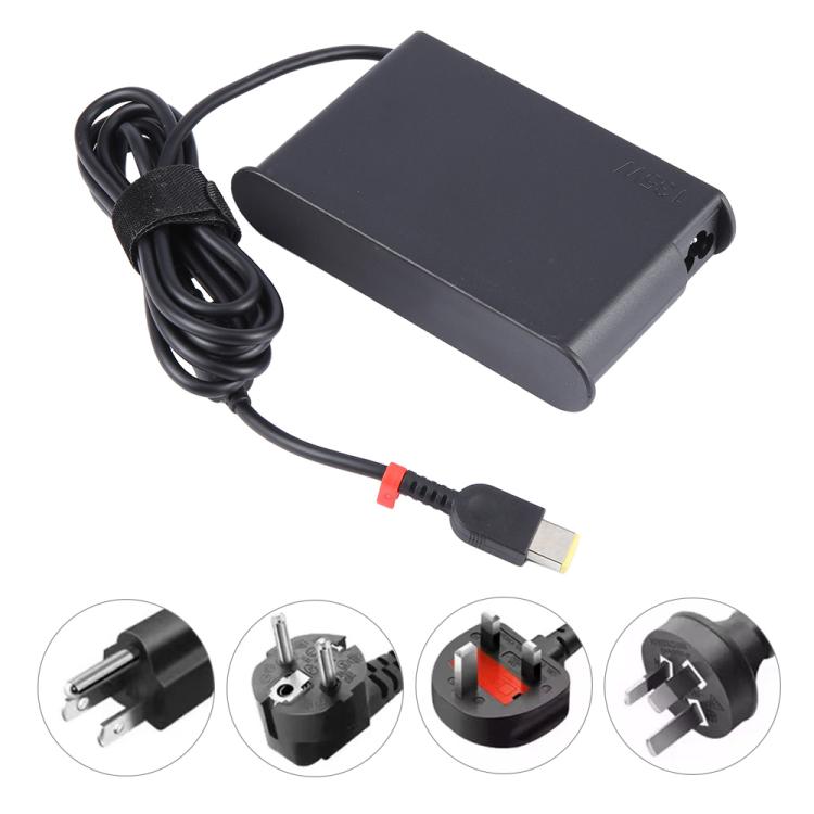 135W 20V 6.75A Laptop Notebook Power Adapter with Big Square USB Port For Lenovo Thinkpad / ThinkBook / Xiaoxin, Plug:US Plug