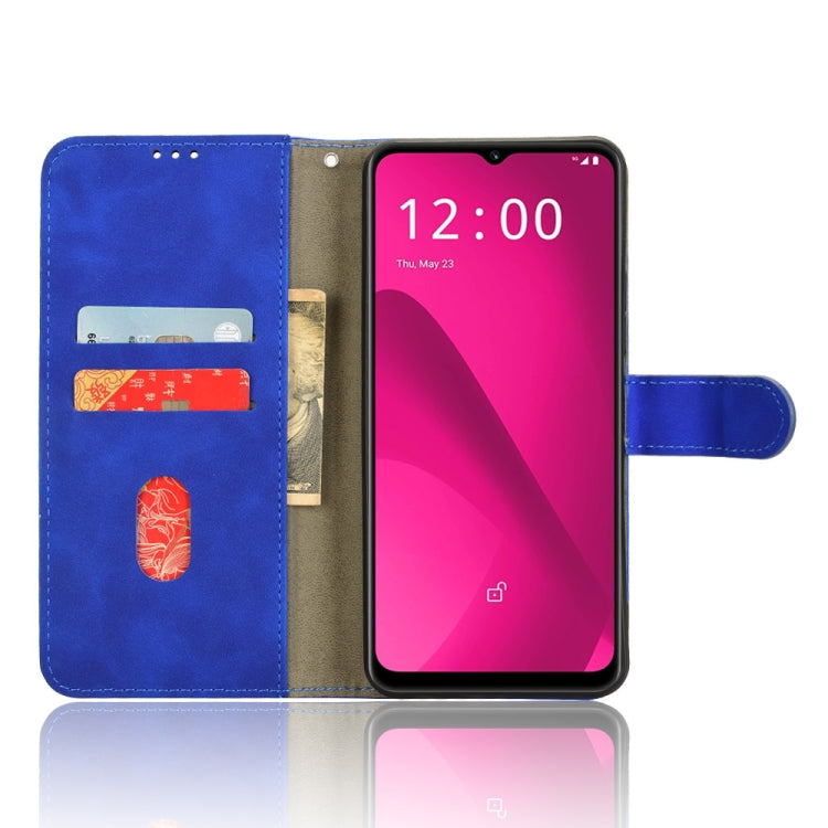 For T-Mobile Revvl 7 5G Skin Feel Magnetic Flip Leather Phone Case