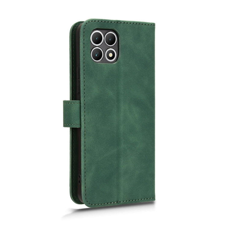 For T-Mobile Revvl 7 5G Skin Feel Magnetic Flip Leather Phone Case
