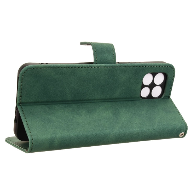 For T-Mobile Revvl 7 5G Skin Feel Magnetic Flip Leather Phone Case
