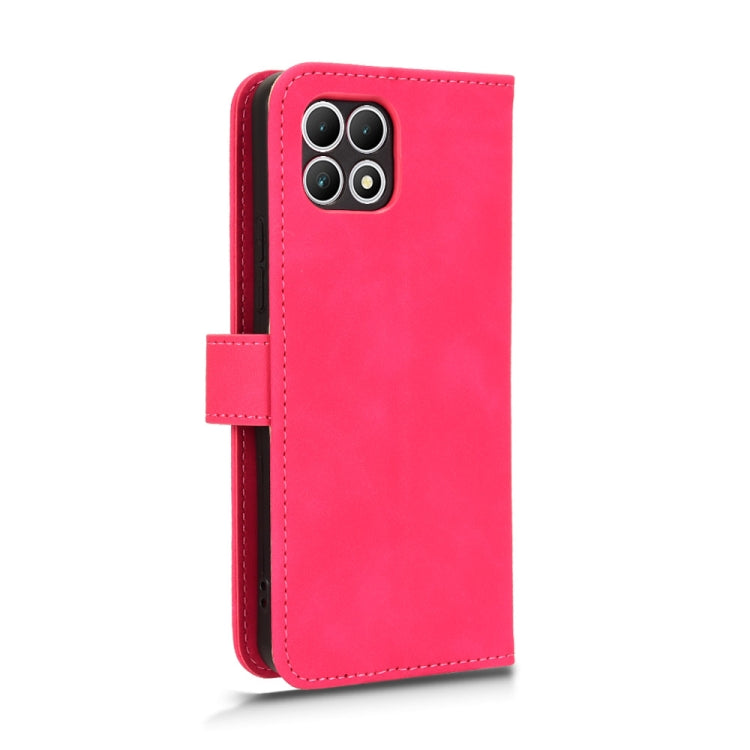 For T-Mobile Revvl 7 5G Skin Feel Magnetic Flip Leather Phone Case