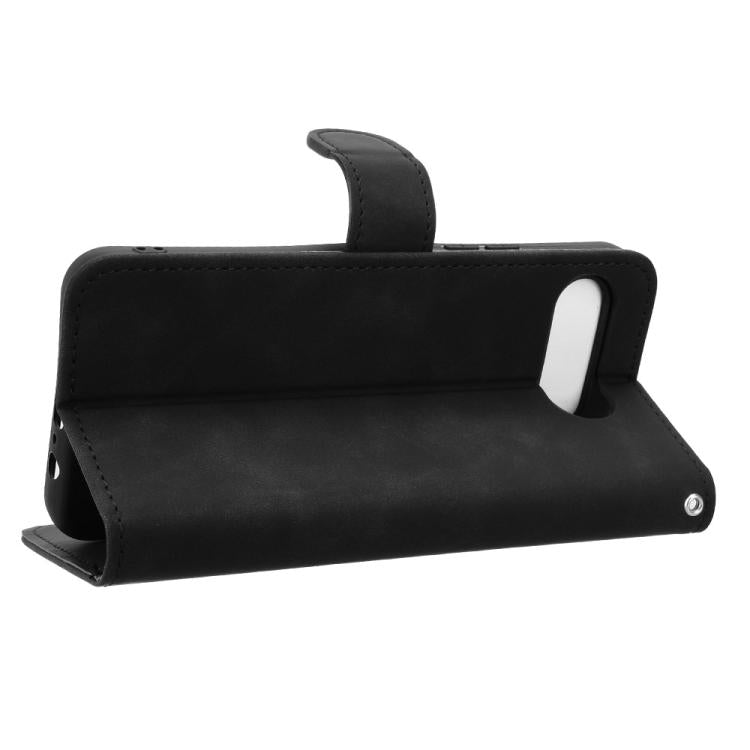 For T-Mobile Revvl 8 5G Skin Feel Magnetic Flip Leather Phone Case