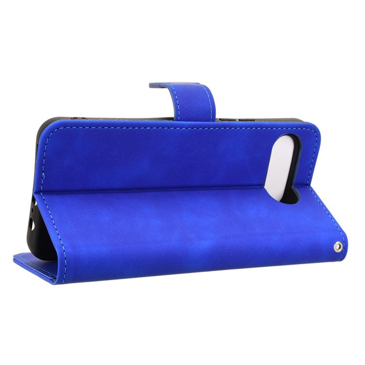 For T-Mobile Revvl 8 5G Skin Feel Magnetic Flip Leather Phone Case