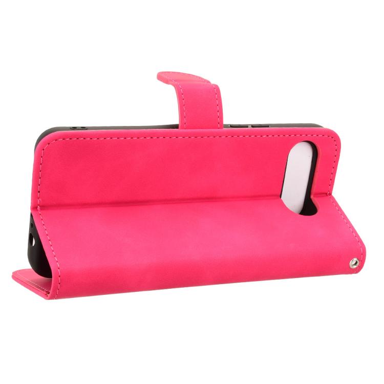 For T-Mobile Revvl 8 5G Skin Feel Magnetic Flip Leather Phone Case