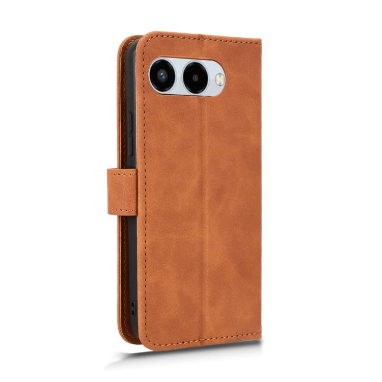 For T-Mobile Revvl 8 5G Skin Feel Magnetic Flip Leather Phone Case