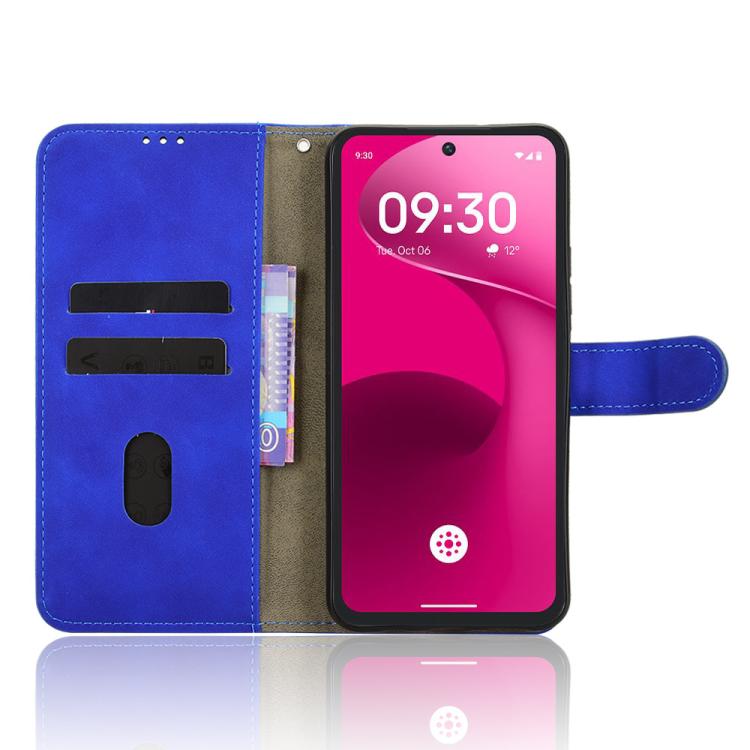 For T-Mobile Revvl 8 Pro 5G Skin Feel Magnetic Flip Leather Phone Case