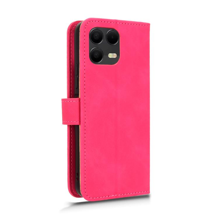 For T-Mobile Revvl 8 Pro 5G Skin Feel Magnetic Flip Leather Phone Case