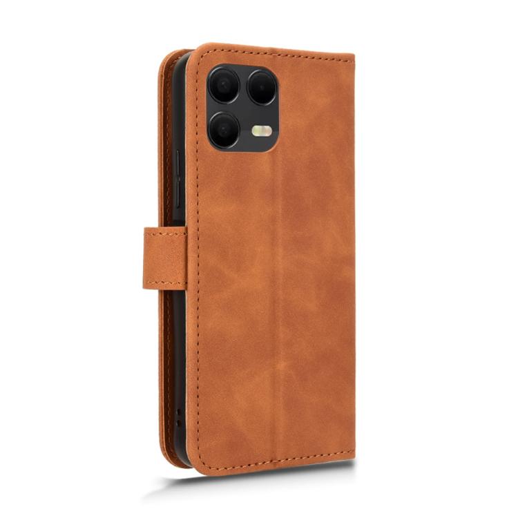 For T-Mobile Revvl 8 Pro 5G Skin Feel Magnetic Flip Leather Phone Case