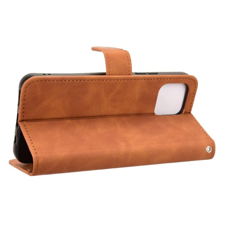 For T-Mobile Revvl 8 Pro 5G Skin Feel Magnetic Flip Leather Phone Case
