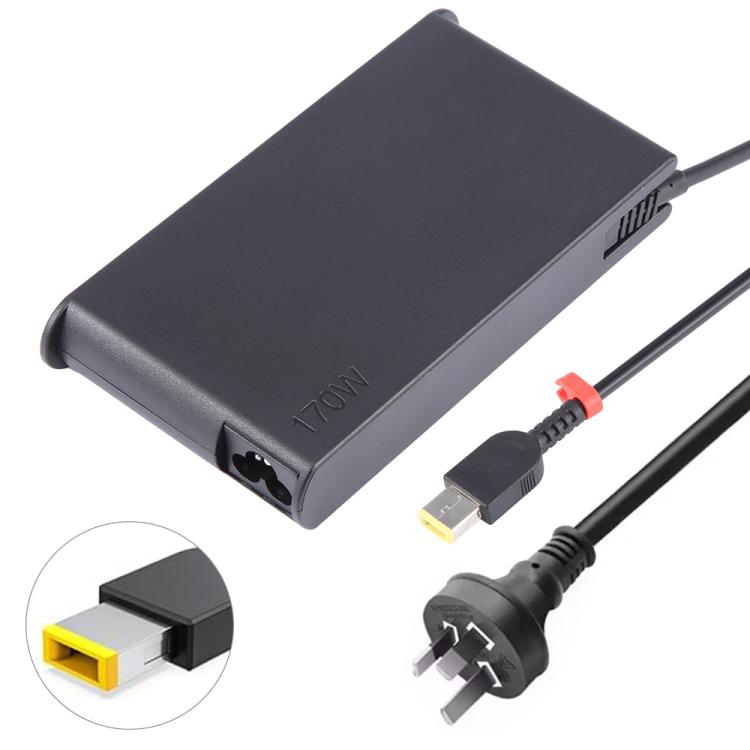170W 20V 8.5A Laptop Notebook Power Adapter with Big Square USB Port For Lenovo Thinkpad / ThinkBook / Xiaoxin, Plug:AU Plug