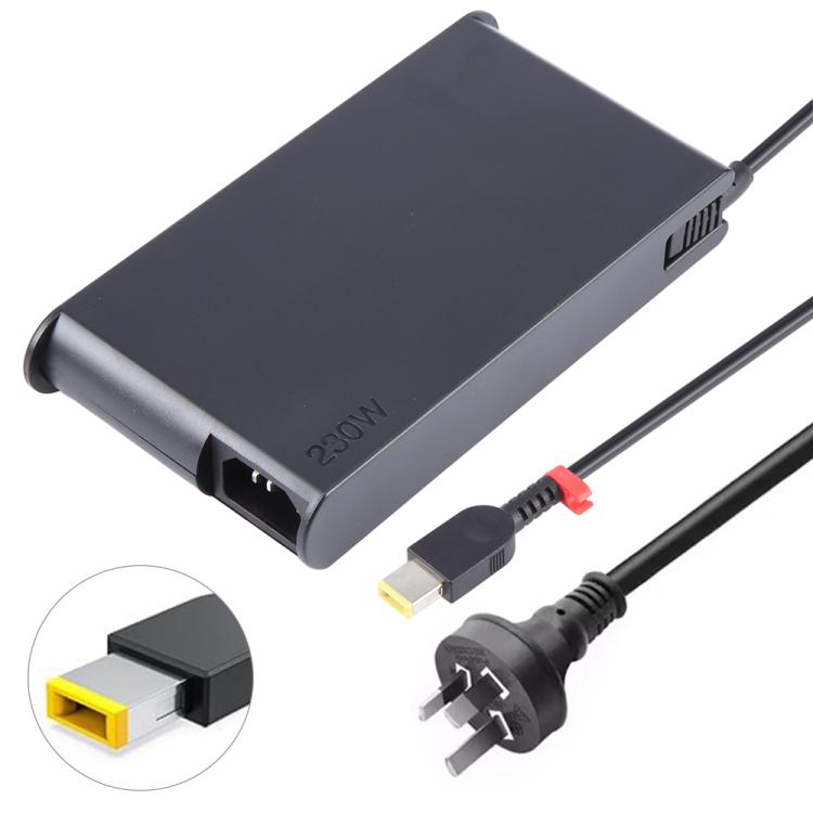 230W 20V 11.5A Laptop Notebook Power Adapter with Big Square USB Port For Lenovo Thinkpad / ThinkBook / Xiaoxin, Plug:AU Plug