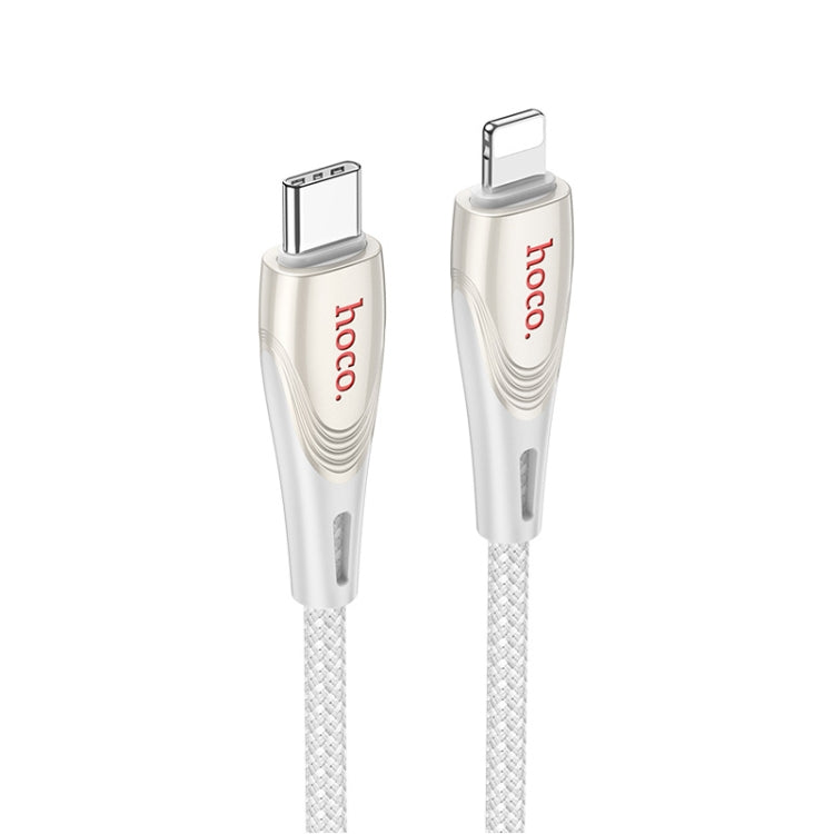 hoco U133 Type-C / USB-C to 8 Pin Braided PD Fast Charging Data Cable, Length:1.2m