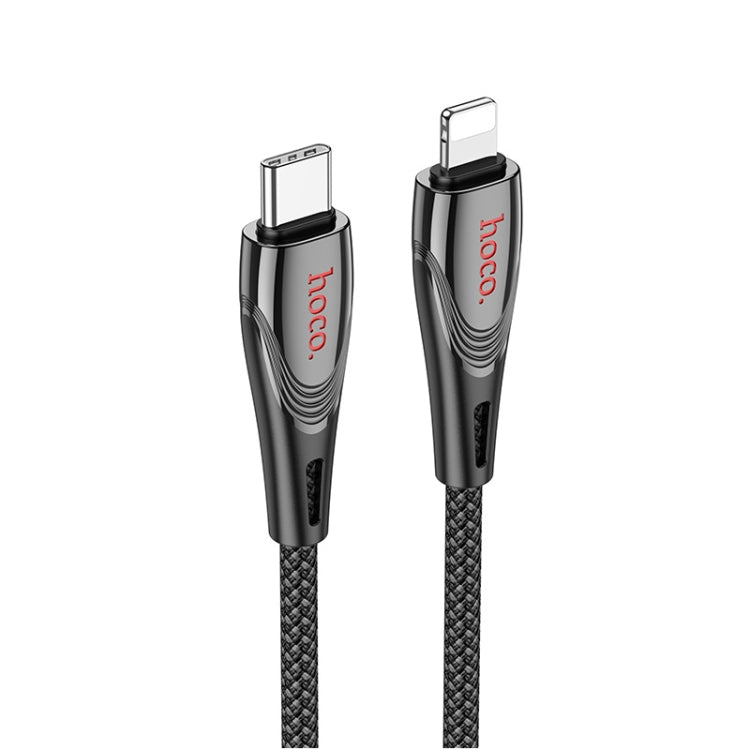 hoco U133 Type-C / USB-C to 8 Pin Braided PD Fast Charging Data Cable, Length:1.2m