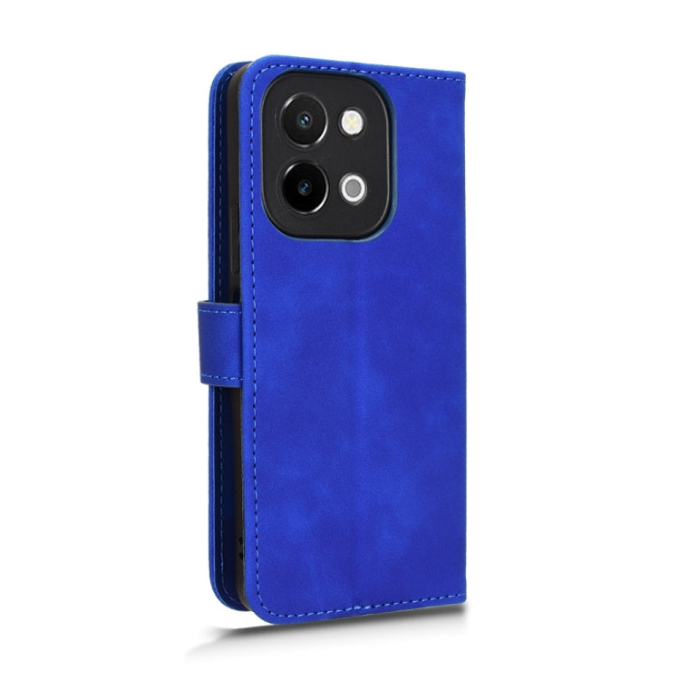 For vivo Y28 4G Skin Feel Magnetic Flip Leather Phone Case