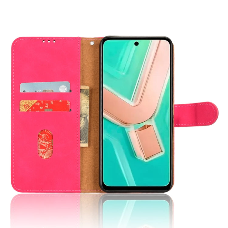For vivo Y28 4G Skin Feel Magnetic Flip Leather Phone Case