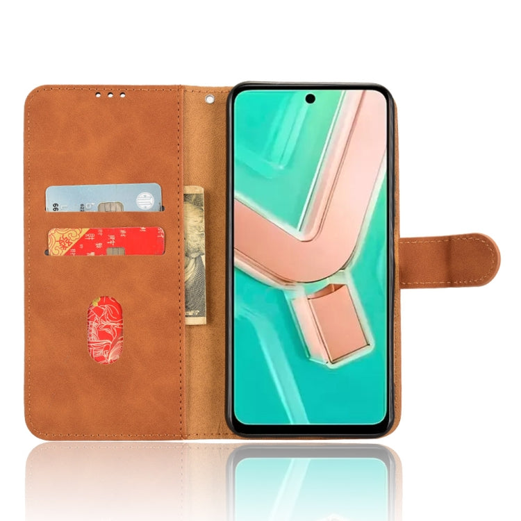 For vivo Y28 4G Skin Feel Magnetic Flip Leather Phone Case