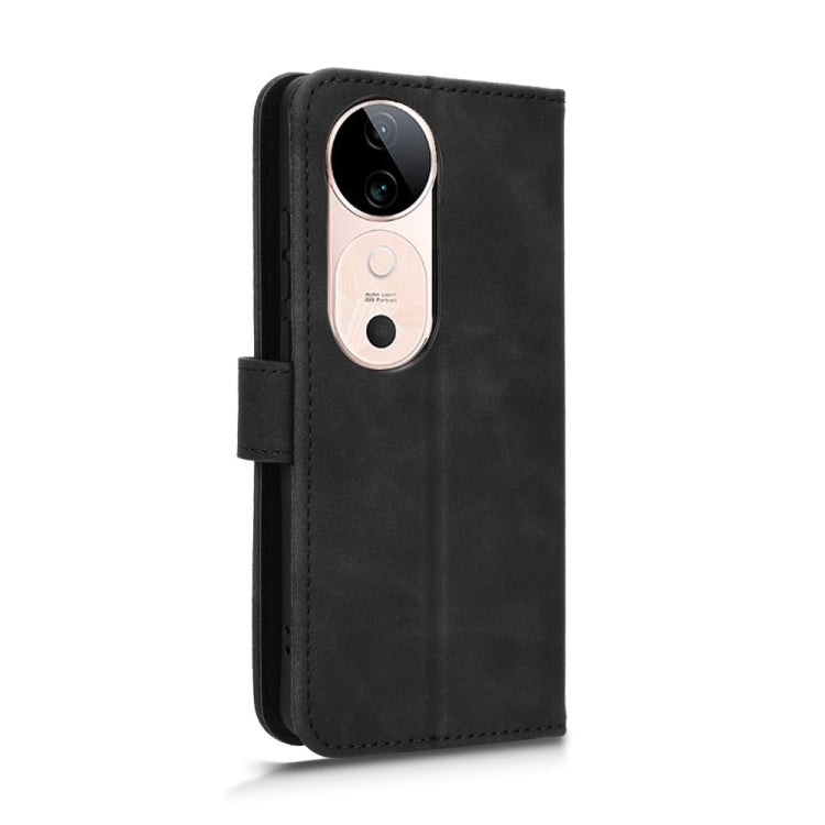 For vivo S19 Skin Feel Magnetic Flip Leather Phone Case