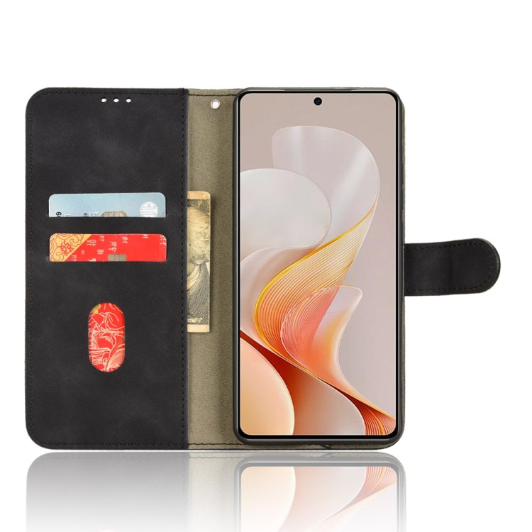 For vivo S19 Skin Feel Magnetic Flip Leather Phone Case