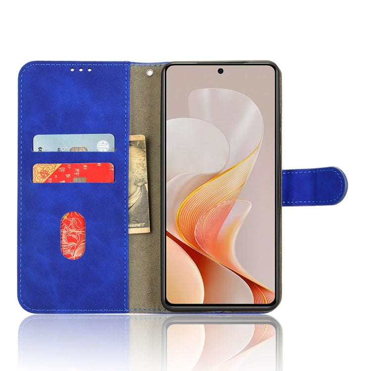 For vivo S19 Skin Feel Magnetic Flip Leather Phone Case