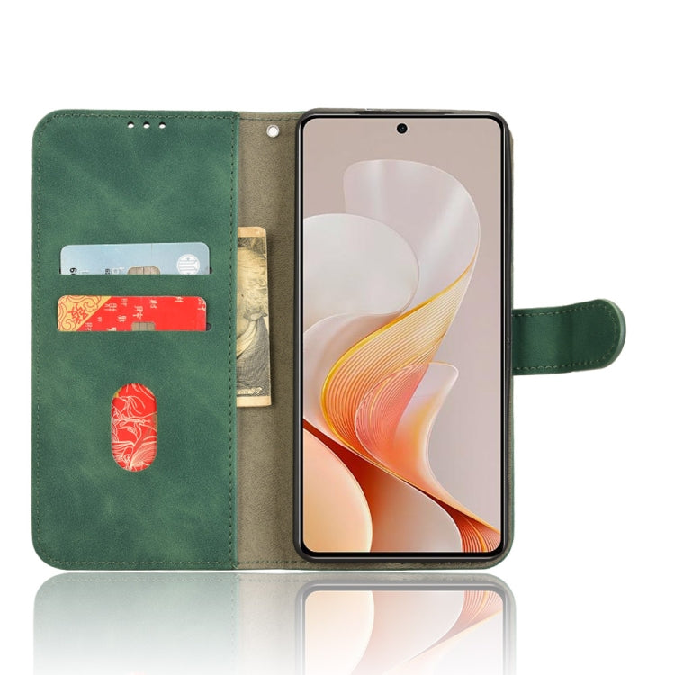 For vivo S19 Skin Feel Magnetic Flip Leather Phone Case