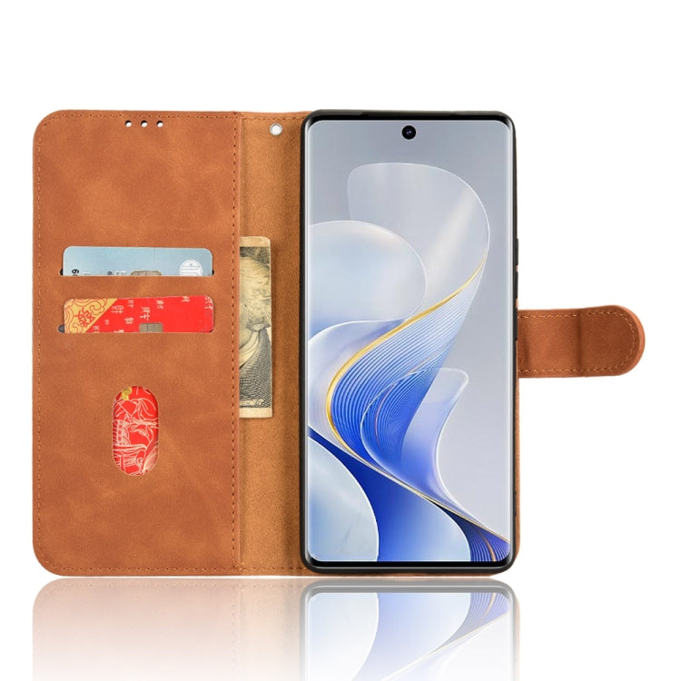 For vivo S19 Pro / V40 Skin Feel Magnetic Flip Leather Phone Case