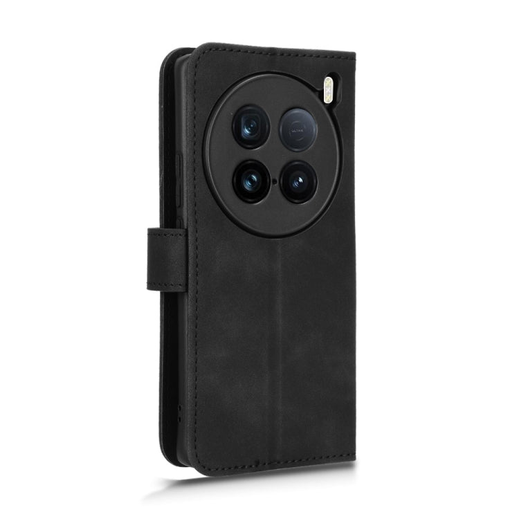 For vivo X100 Ultra Skin Feel Magnetic Flip Leather Phone Case