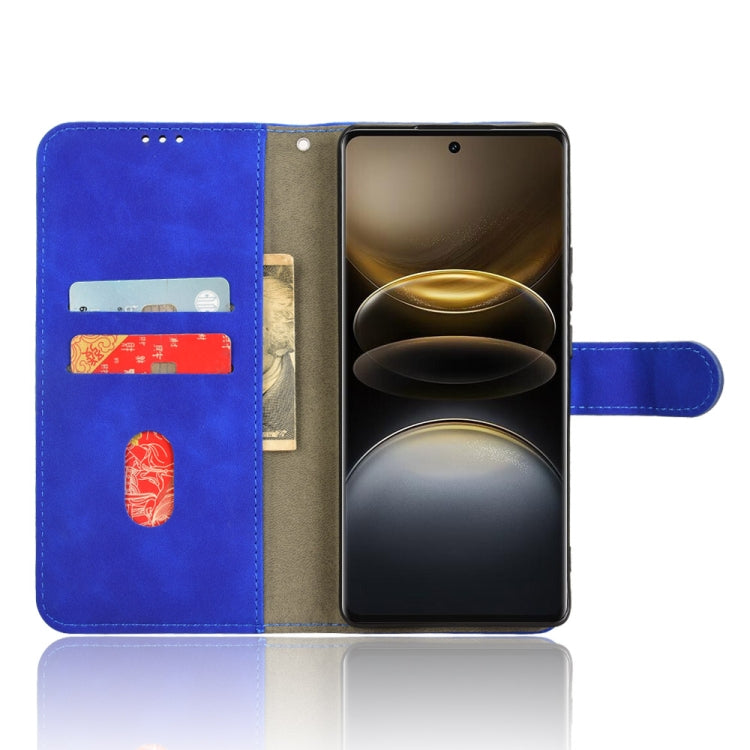 For vivo X100 Ultra Skin Feel Magnetic Flip Leather Phone Case