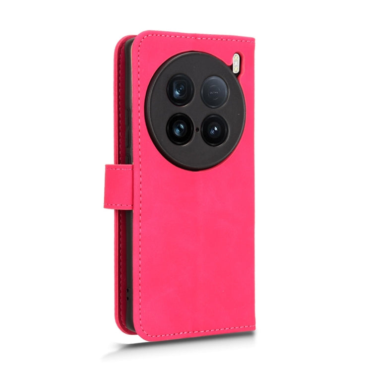 For vivo X100 Ultra Skin Feel Magnetic Flip Leather Phone Case