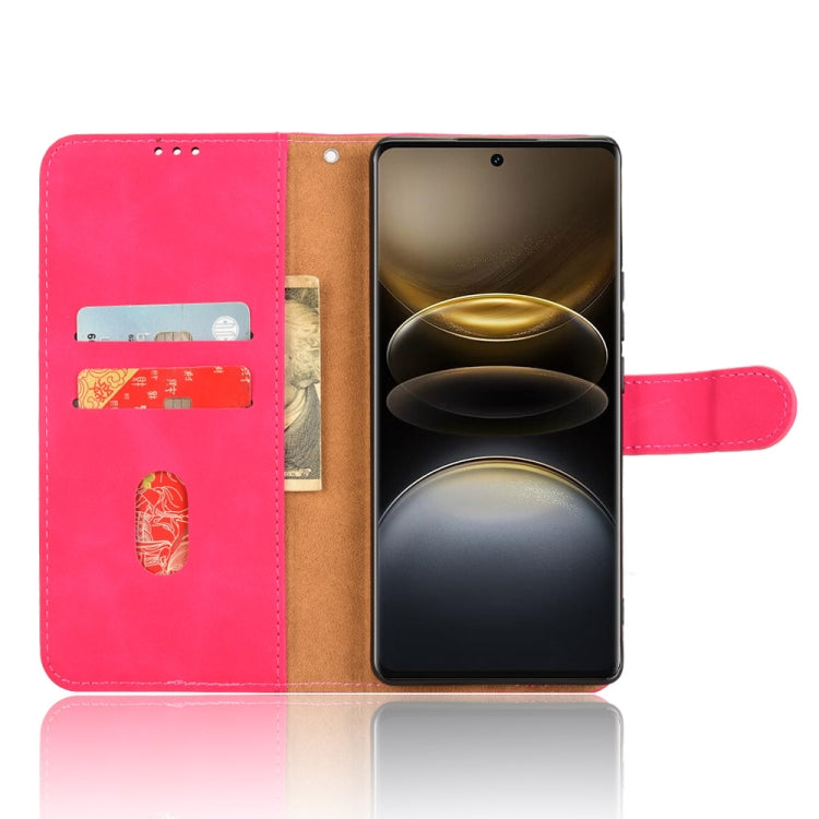 For vivo X100 Ultra Skin Feel Magnetic Flip Leather Phone Case
