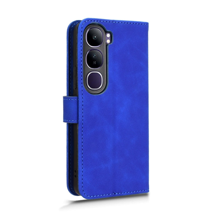 For vivo V40 Lite 5G Skin Feel Magnetic Flip Leather Phone Case