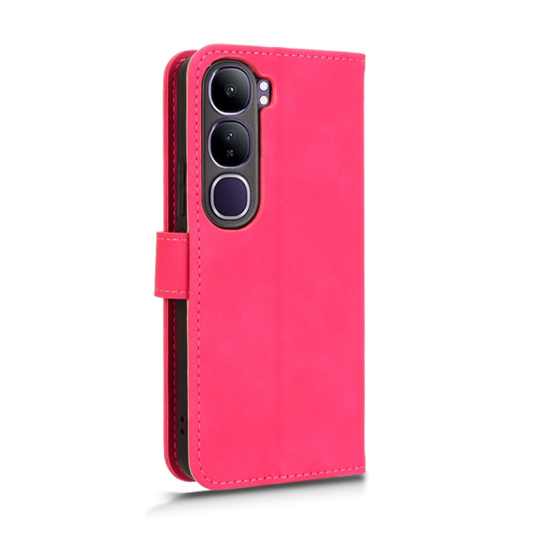 For vivo V40 Lite 5G Skin Feel Magnetic Flip Leather Phone Case