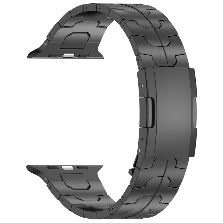 For Apple Watch Series 7 45mm Turtle Buckle Titanium Alloy Watch Band