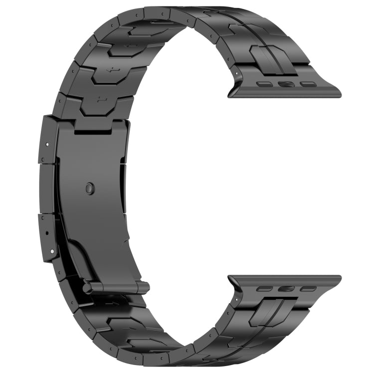 For Apple Watch SE 44mm Turtle Buckle Titanium Alloy Watch Band