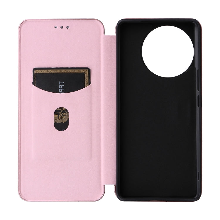 For vivo V30e Carbon Fiber Texture Flip Leather Phone Case